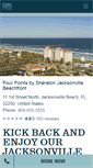 Mobile Screenshot of fourpointsjacksonvillebeach.com